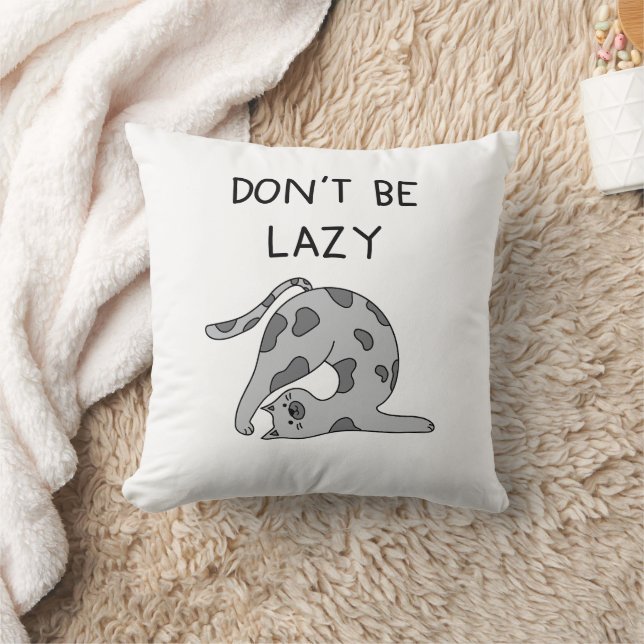 Cojín Decorativo Don’t Be Lazy Yoga Cat (Manta)