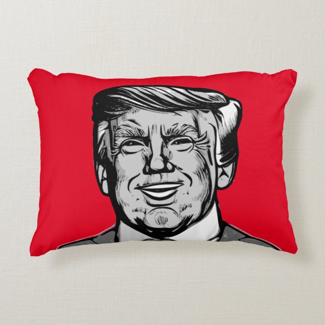 COJÍN DECORATIVO DONALD TRUMP (Anverso)