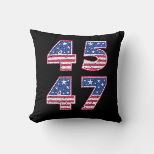 Cojín Decorativo Donald Trump 45-47