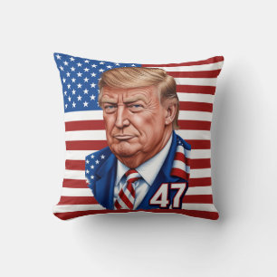 Cojín Decorativo Donald Trump, ganador de la presidencia de 2024 -