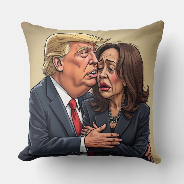 Cojín Decorativo Donald Trump Kamala harris (Anverso)