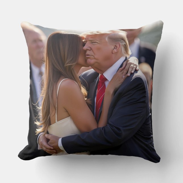 Cojín Decorativo Donald Trump melania Trump (Anverso)