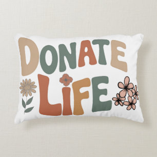 Cojín Decorativo Donar Vida