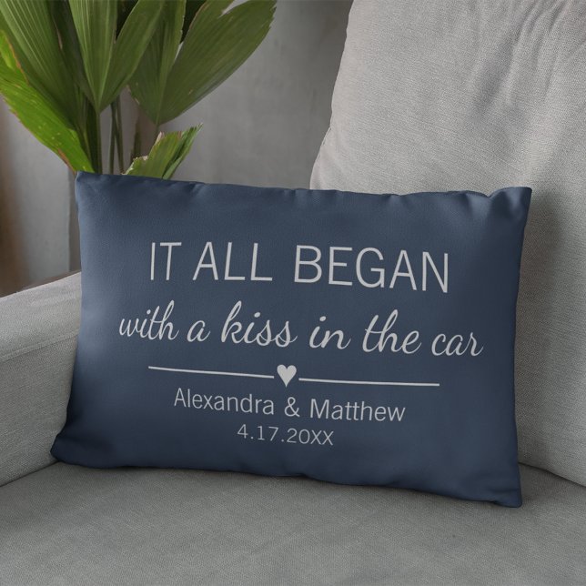 Cojín Decorativo Donde Todo Empezó Parejas Personalizadas Romántica (Subido por el creador)