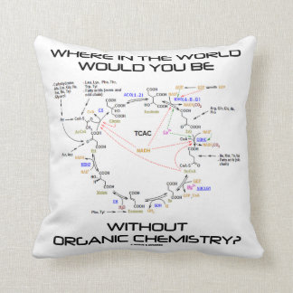 Cojín Decorativo ¿Dónde usted sería química orgánica?