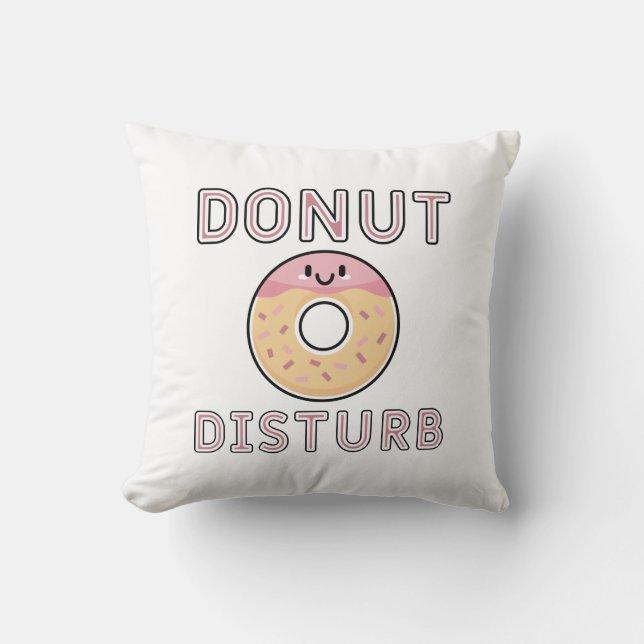 Cojín Decorativo Donut Disturb (Anverso)