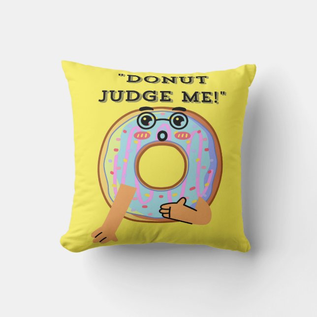 COJÍN DECORATIVO DONUT JUZGAME (Anverso)