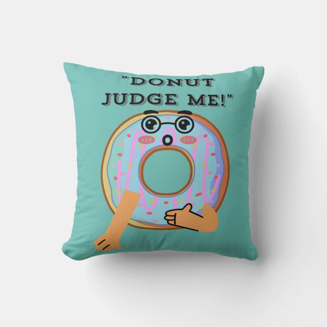 COJÍN DECORATIVO DONUT JUZGAME (Anverso)