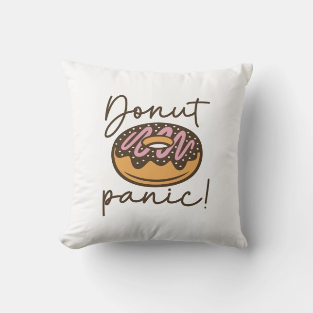 Cojín Decorativo Donut Panic (Anverso)