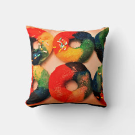 Cojín Decorativo Donuts de arcoiris