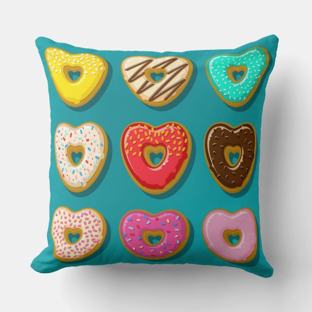 Cojín Decorativo Donuts / Doughnut (Anverso)