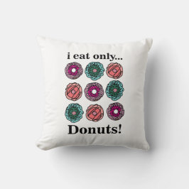 Cojín Decorativo Donuts que solo como donuts