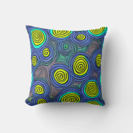 Cojín Decorativo Doodle Art Swirls