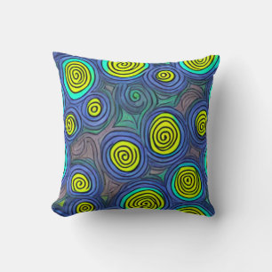 Cojín Decorativo Doodle Art Swirls