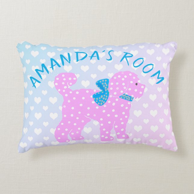 Cojín Decorativo Doodle Dog Baby Young Chica (Anverso)