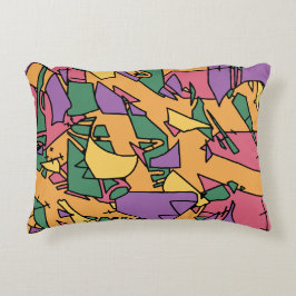Cojín Decorativo Doodle festivo desordenado