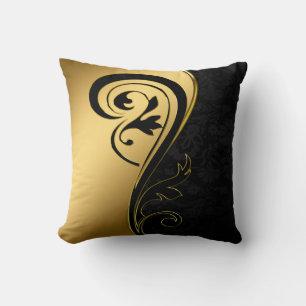 Cojín Decorativo Dorado floral