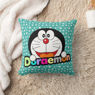 Cojín Decorativo Doraemon Anime Kawaii Negro Adorable