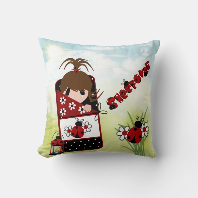 Cojín Decorativo Dormir sobre 3 almohadillas (Anverso)