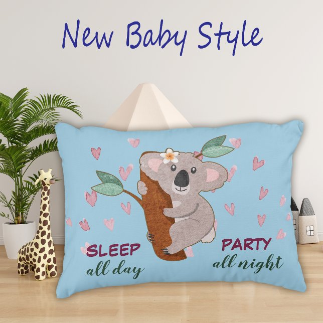 Cojín Decorativo Dormir todo el día Koala Bear (Subido por el creador)