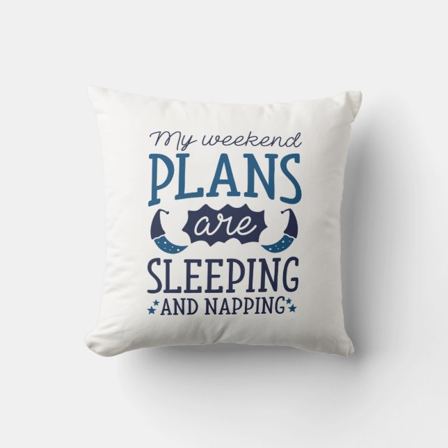 Cojín Decorativo Dormir Y Aplaudir (Anverso)