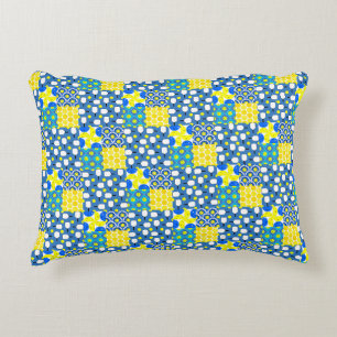 Cojín Decorativo Dormitorio acogedor inspirado en pickleball azul y