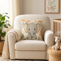 Dormitorio de elefante safari boho lindo