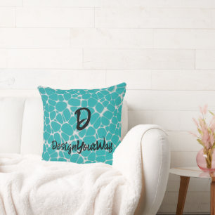 Cojín Decorativo dormitorio retro de estilo animado de mediados de