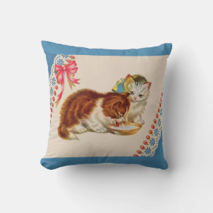 Cojín Decorativo dos adorables gatitos impresos