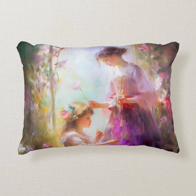 Cojín Decorativo Dos amigos  (Anverso)