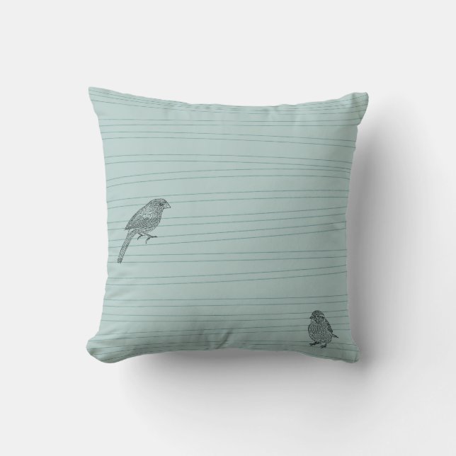 Cojín Decorativo Dos Aves (Anverso)