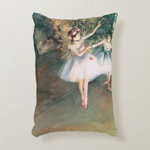 Cojín Decorativo Dos bailarines en un escenario de Edgar Degas, Art