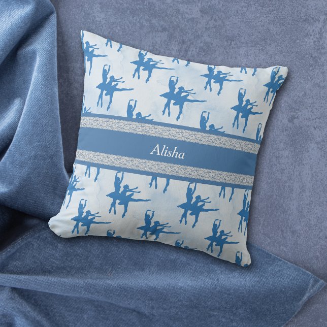 Cojín Decorativo Dos Ballerinas Blue Personalizadas (Subido por el creador)