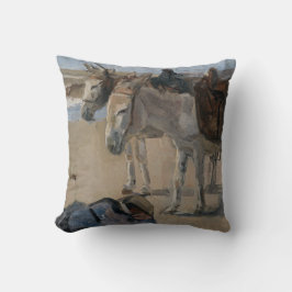 Cojín Decorativo Dos burros (de Isaac Israels)