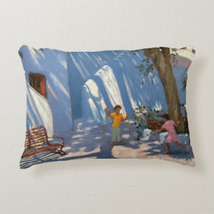 Cojín Decorativo Dos chicas que saltan Mykonos