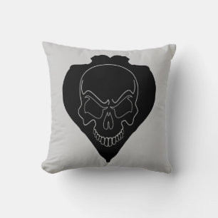 Cojín Decorativo Dos Chicas Y Calavera