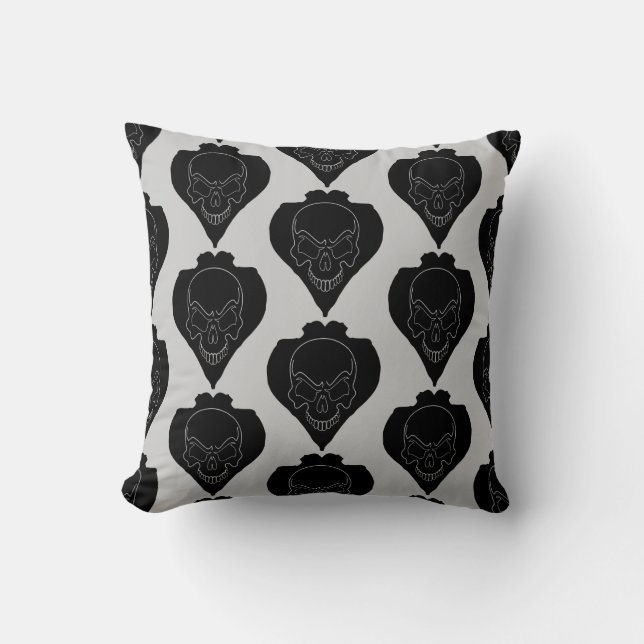 Cojín Decorativo Dos Chicas Y Calavera (Anverso)