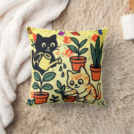 Cojín Decorativo Dos gatos