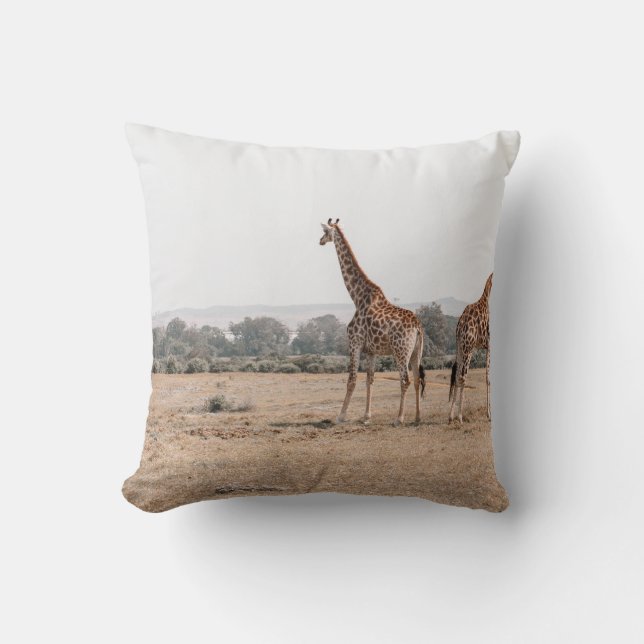 COJÍN DECORATIVO DOS GIRAFFES (Anverso)