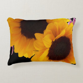 Cojín Decorativo Dos girasoles amarillos