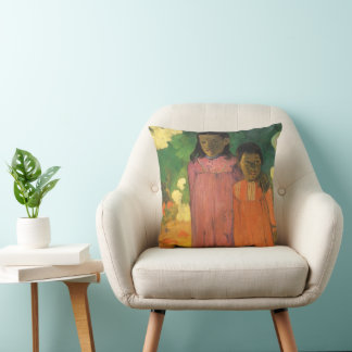 Cojín Decorativo Dos Hermanas de Paul Gauguin, Arte Antiguo Fino