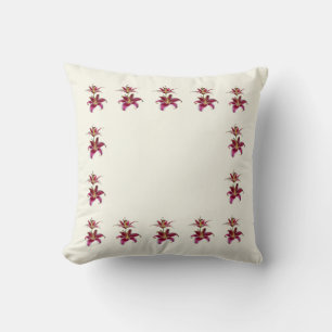 Cojín Decorativo Dos Lirios Stargazer