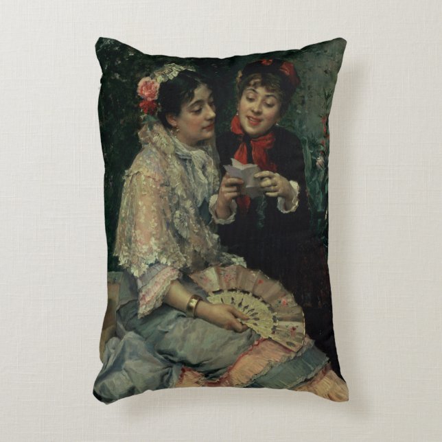 Cojín Decorativo Dos mujeres españolas (Frente (Vertical))