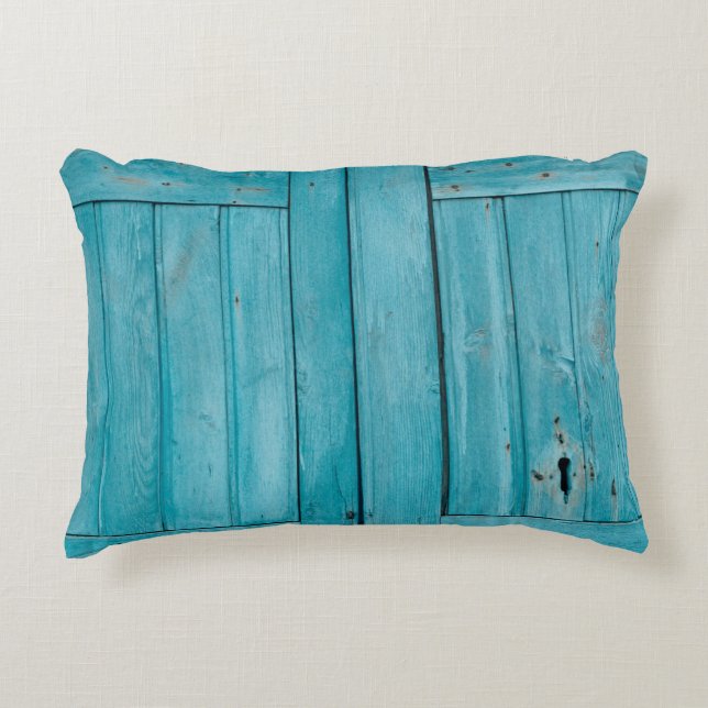 Cojín Decorativo Dos puertas de madera gris (Anverso)