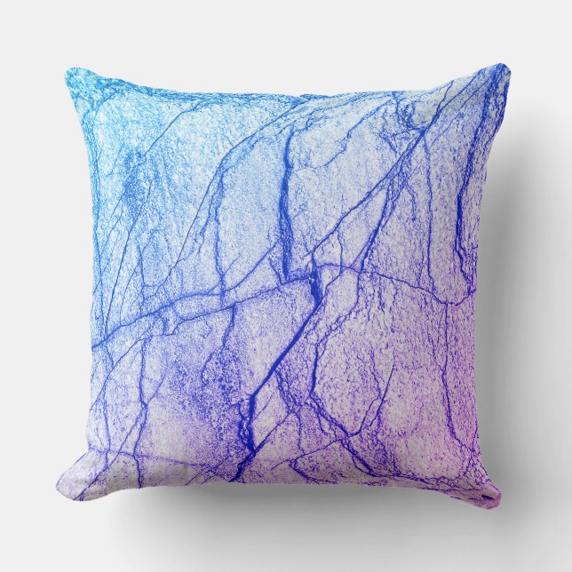 Cojín Decorativo Dos Tone Purple Marble Look (Anverso)