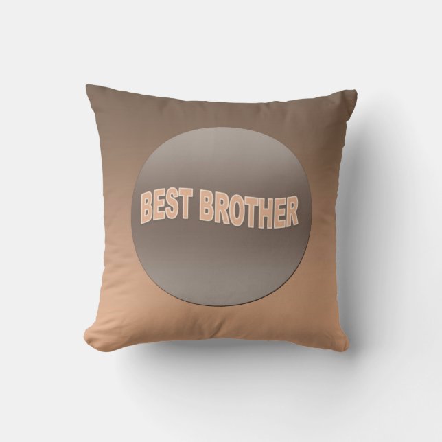 Cojín Decorativo Dos tonos mejor hermano Cushion (Anverso)