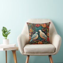 Cojín Decorativo Dos tórtolas