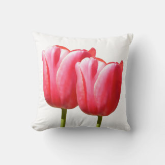 Cojín Decorativo Dos Tulipanes Rosas