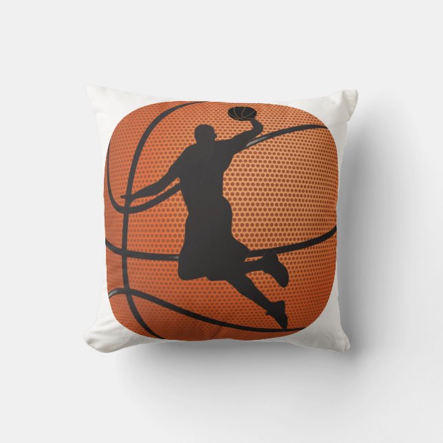 Cojín Decorativo Dot de baloncesto (Anverso)