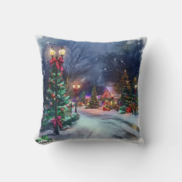 Cojín Decorativo Double-Sided Winter Wonderland Throw Pillow